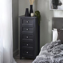 HARBOR 5 DRAWER TALL CHEST - ANTHRACITE