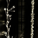 5.5m 880 LED Indoor Outdoor Christmas Door Lights in Warm White