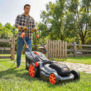 Outsunny 1800W Electric Lawnmower with 40cm Cutting Width, Mulching Feature