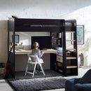 ROCKET GAMING HIGHSLEEPER - BLACK AND PALE WOOD