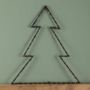 73cm x 80cm Light up Dewdrop Metal Christmas Tree with Garden Stake & Warm White LEDs