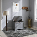 HOMCOM Storage Trunk with Safety Hinge for Living Room, 56.4cm