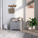 HOMCOM Storage Trunk with Safety Hinge for Living Room, 56.4cm