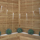 2.7m Set Of 10 Battery Operated In-Lit Christmas Icicle Lights With 40 Cool White LEDs