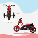 AIYAPLAY Kids Tricycle Baby Trike, 3 Wheel Toddler Balance Bike