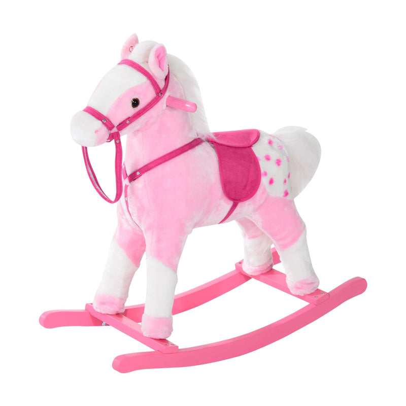 HOMCOM Children's  Rocking Horse  - Pink