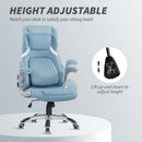 Vinsetto Fabric Office Desk Chair W/ Adjustable Height Tilt Function