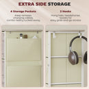 HOMCOM Fabric Chest of Drawers, 4 Drawer Dresser for Bedroom