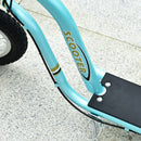 HOMCOM Kids Stunt Scooter With 12 Inch Rubber Wheels Adjustable Handlebar Blue