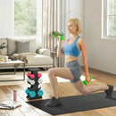 SPORTNOW Hex Dumbbells Set With Dumbbell Rack, 1kg, 2kg, 3kg, 4kg Set