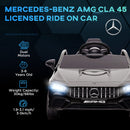 AIYAPLAY Mercedes-AMG CLA 45 Licensed 12V Ride On Car W/ Music - Black/Blue/White/Yellow