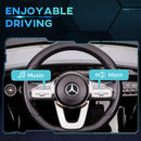 AIYAPLAY Mercedes-AMG CLA 45 Licensed 12V Ride On Car W/ Music - Black/Blue/White/Yellow