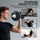 SPORTNOW 2-in-1 Adjustable Dumbbells Set, Weights Dumbbells Set