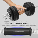 SPORTNOW 2-in-1 Adjustable Dumbbells Set, Weights Dumbbells Set