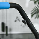 HOMCOM 40 Inch Foldable Mini Fitness Trampoline W/ Foam Handle, Blue