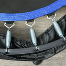 HOMCOM 40 Inch Foldable Mini Fitness Trampoline W/ Foam Handle, Blue