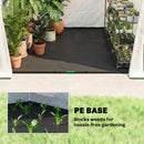 Outsunny Large Plant House with Roll-up Door White