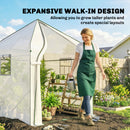 Outsunny Large Plant House with Roll-up Door White