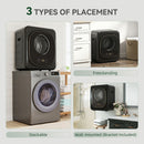 HOMCOM Compact Dryer Machine With 5 Modes, 4kg Small Tumble Dryer, Black