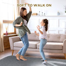 HOMCOM Fluffy Shaggy Rug 90x150 cm - Grey