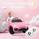 AIYAPLAY Volkswagen Beetle Licensed 12V Ride on Car w/ Remote Control