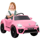 AIYAPLAY Volkswagen Beetle Licensed 12V Ride on Car w/ Remote Control
