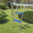 SPORTNOW Trampoline Ladder with Horizontal Wide Steps, Blue