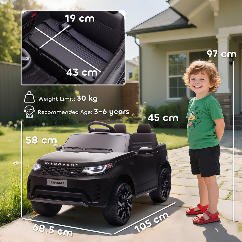 AIYAPLAY Land Rover Discovery Licensed 12V Kids Electric Car w/ Remote