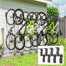 SPORTNOW 8 Pack Bike Rack, Wall Mounted Bike Hooks for Garage