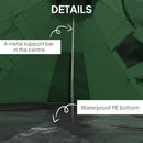 Outsunny 6-7 Person Large Family Party Camping Tent W/ Carrying Bag