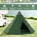 Outsunny 6-7 Person Large Family Party Camping Tent W/ Carrying Bag