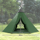 Outsunny 6-7 Person Large Family Party Camping Tent W/ Carrying Bag