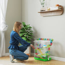 PawHut 5 Tiers Hamster Cage Animal Travel Carrier Habitat, Green