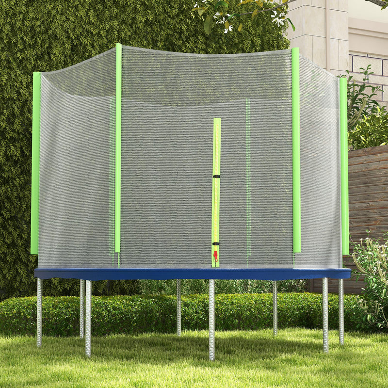 SPORTNOW 8ft Trampoline Net Replacement Safety Net with Zipped Door