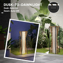 Outsunny Rattan Solar Floor Lamp, Auto On/Off  Garden Lights, Sand Brown