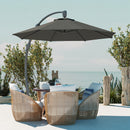 Outsunny 3(m) Garden Cantilever Parasol with Crank Aluminium Frame