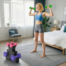 SPORTNOW Hex Dumbbells Set With Dumbbell Rack, 2 X 1kg, 2 X 3kg, 2 X 5kg