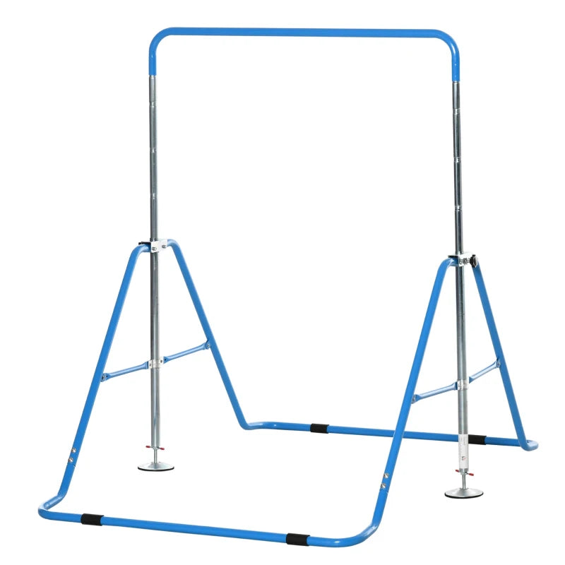 HOMCOM Gymnastics Bar for Kids -  Blue