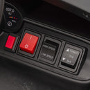 AIYAPLAY Kids Electric Ride pm Police Car with Remote Control, Multicoloured