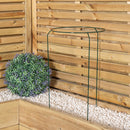 Tom Chambers Urban Metal Herbaceous Garden Plant Support Ring Medium 30cm x 50cm