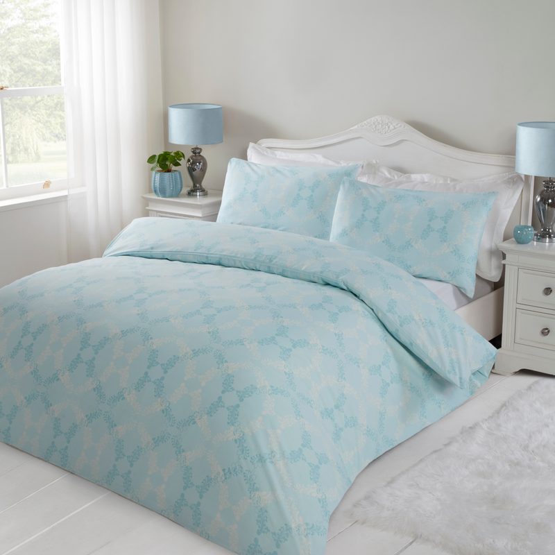 Lewis's Versailles Duvet Set - Blue