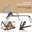 Versatile Chaise Lounge Chair with 5 Adjustable Positions