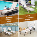 Versatile Chaise Lounge Chair with 5 Adjustable Positions