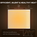 HOMCOM 520W Smart Electric Heater, Wall Far Infrared Panel Radiator, White