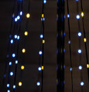 1.4m Light up Christmas Pyramid Cone Tree with 308 White & Warm White LEDs