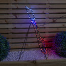 60cm X 42cm Light Up FlexiBrights Christmas Stocking Silhouette With 134 Multi-Coloured LEDs