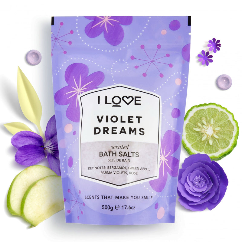 I Love Signature Bath Salts 500g Violet Dreams