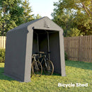 Outsunny 7.5 X 6.2 Ft Outdoor Garden Storage Shed, Waterproof Bike Tent