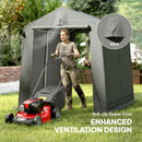 Outsunny 7.5 X 6.2 Ft Outdoor Garden Storage Shed, Waterproof Bike Tent