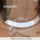 Outsunny 11 KW Patio Heater, Propane Heater with Tip-Over Switch, Silver